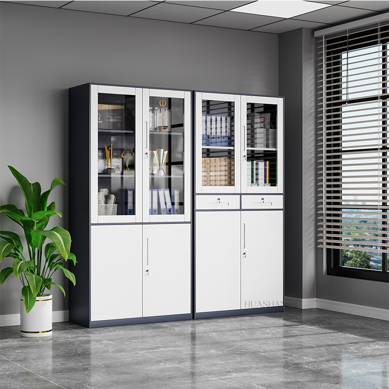 Glass Door Steel File Cabinet