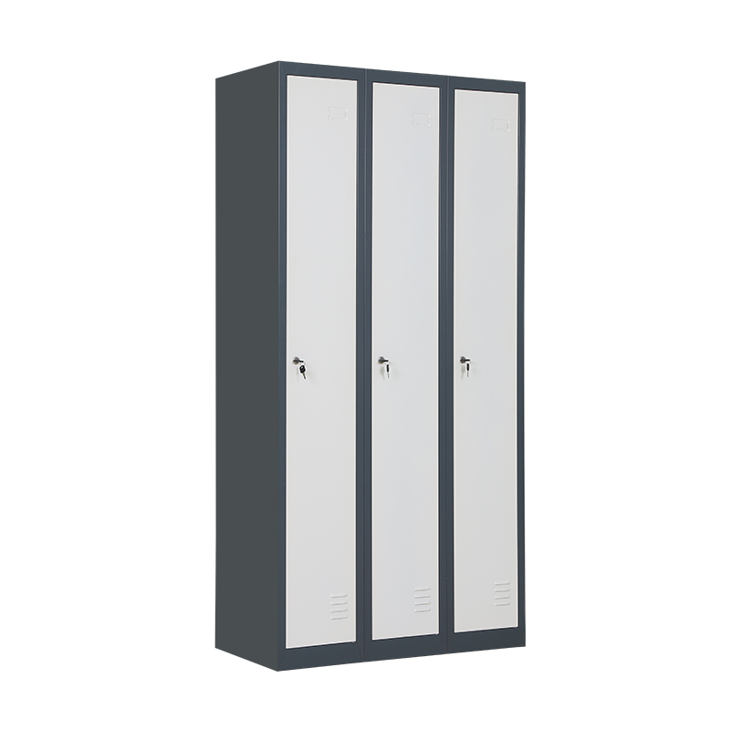 Horizontal Three-Door Locker