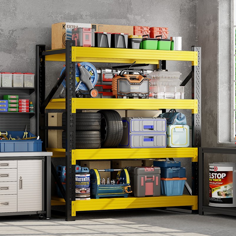 Heavy-Duty Steel Shelving